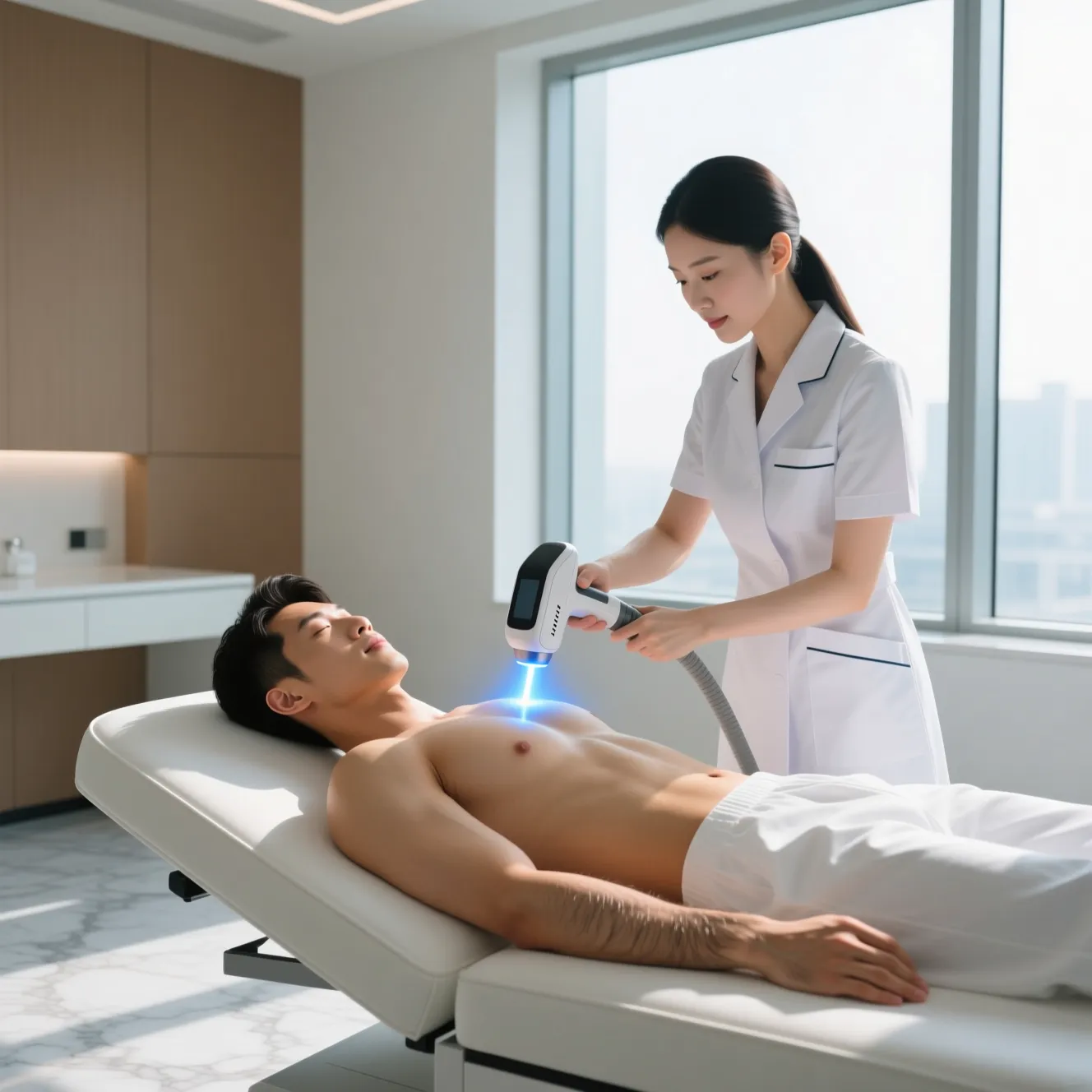 full body laser hair removal his(chest, back, shoulders underarm, arms, legs)